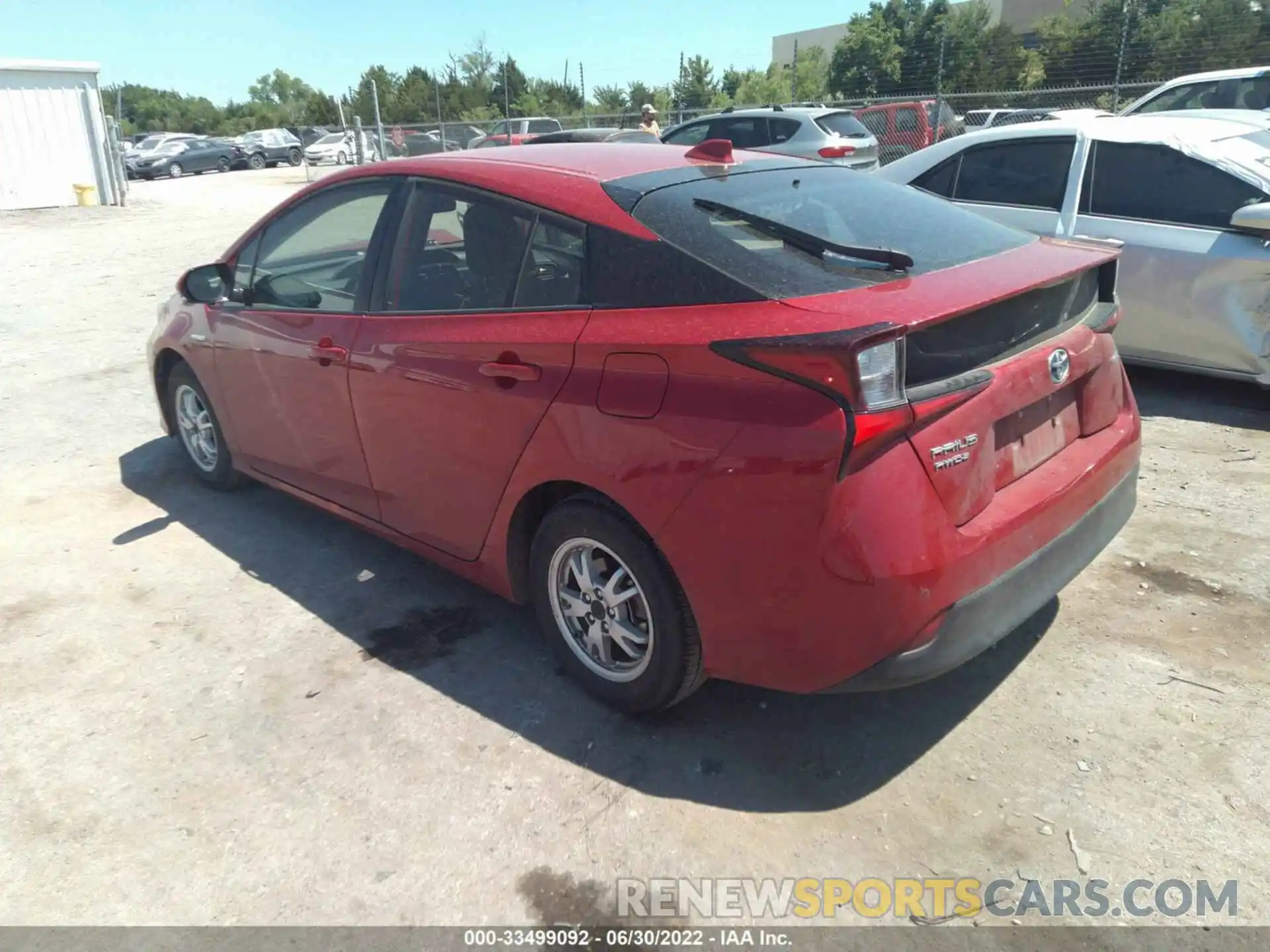 3 Photograph of a damaged car JTDL9RFU6L3020922 TOYOTA PRIUS 2020