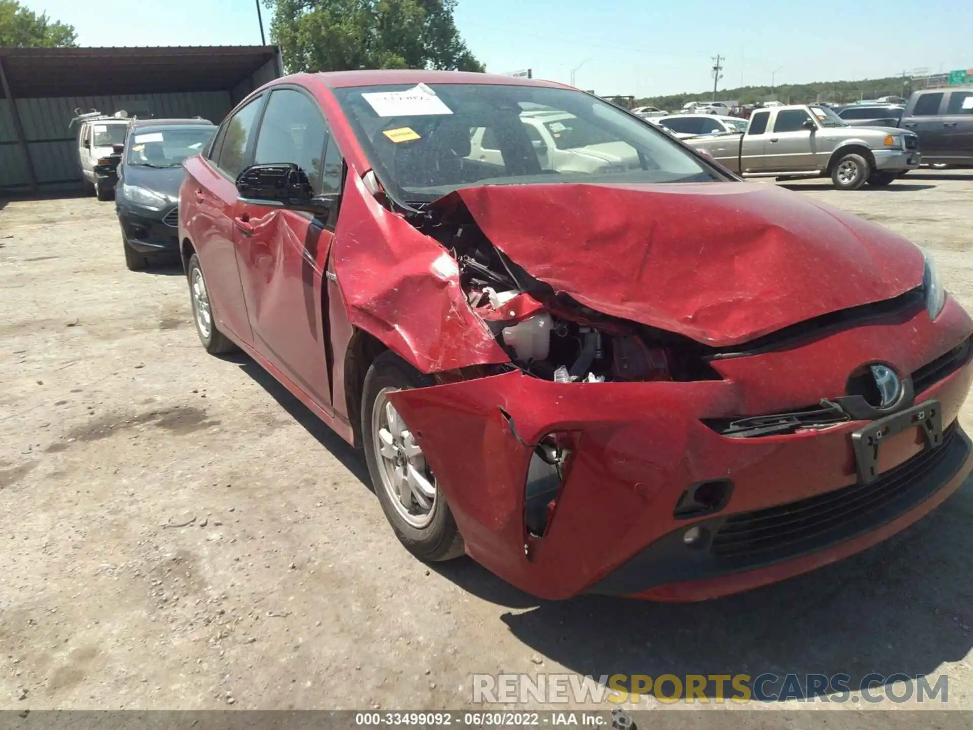 6 Photograph of a damaged car JTDL9RFU6L3020922 TOYOTA PRIUS 2020