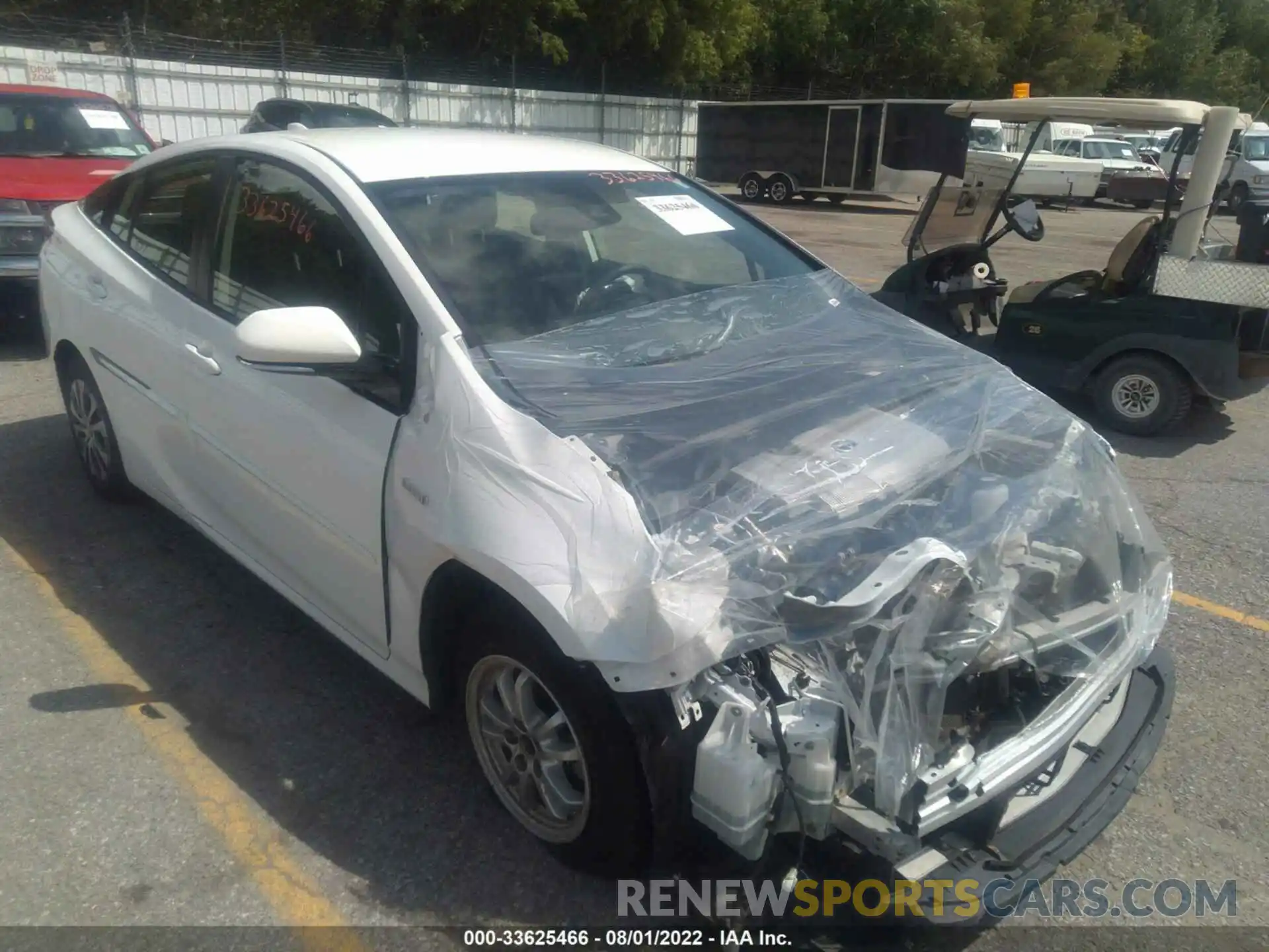 1 Photograph of a damaged car JTDL9RFU6L3022329 TOYOTA PRIUS 2020