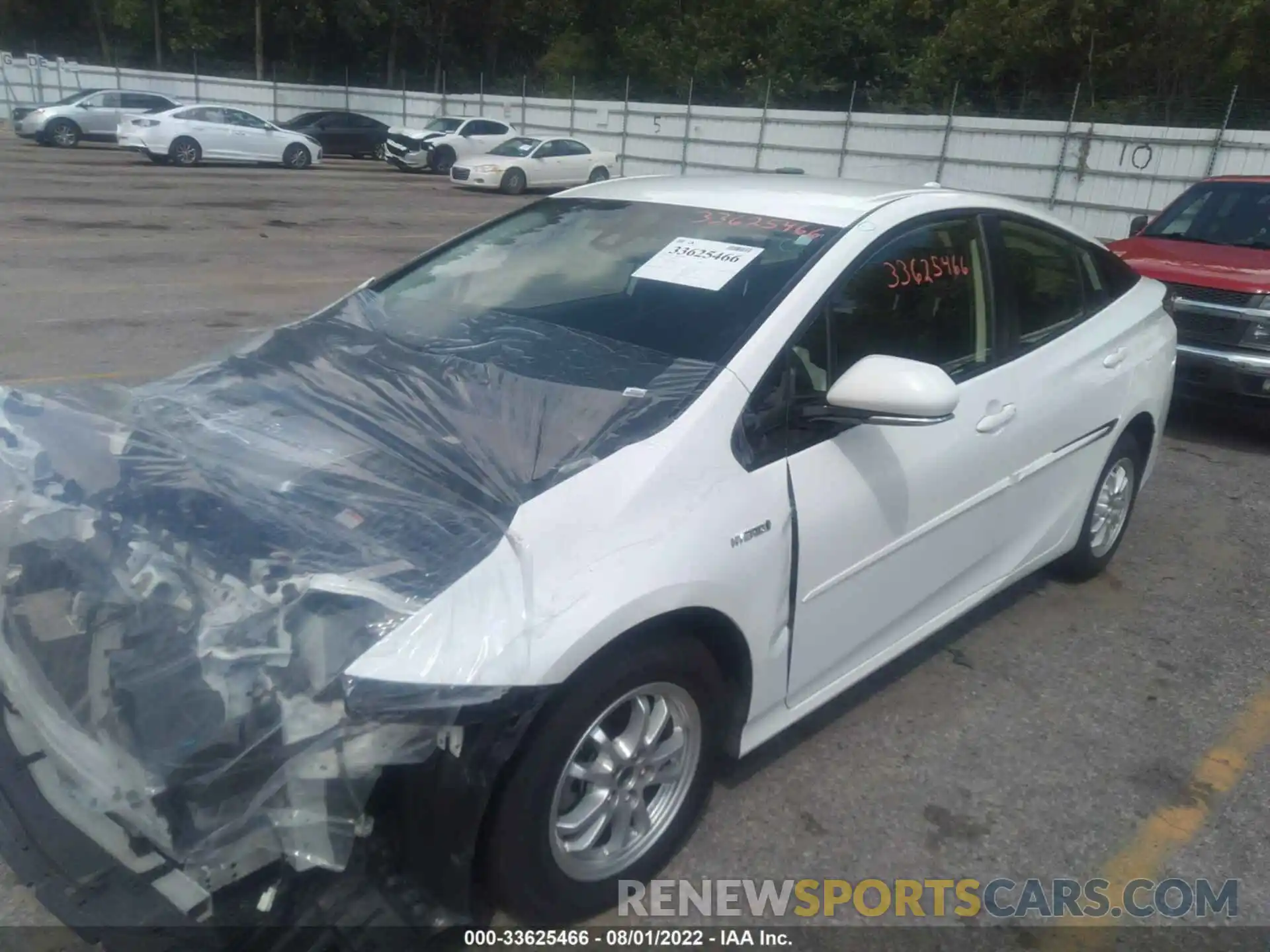 2 Photograph of a damaged car JTDL9RFU6L3022329 TOYOTA PRIUS 2020