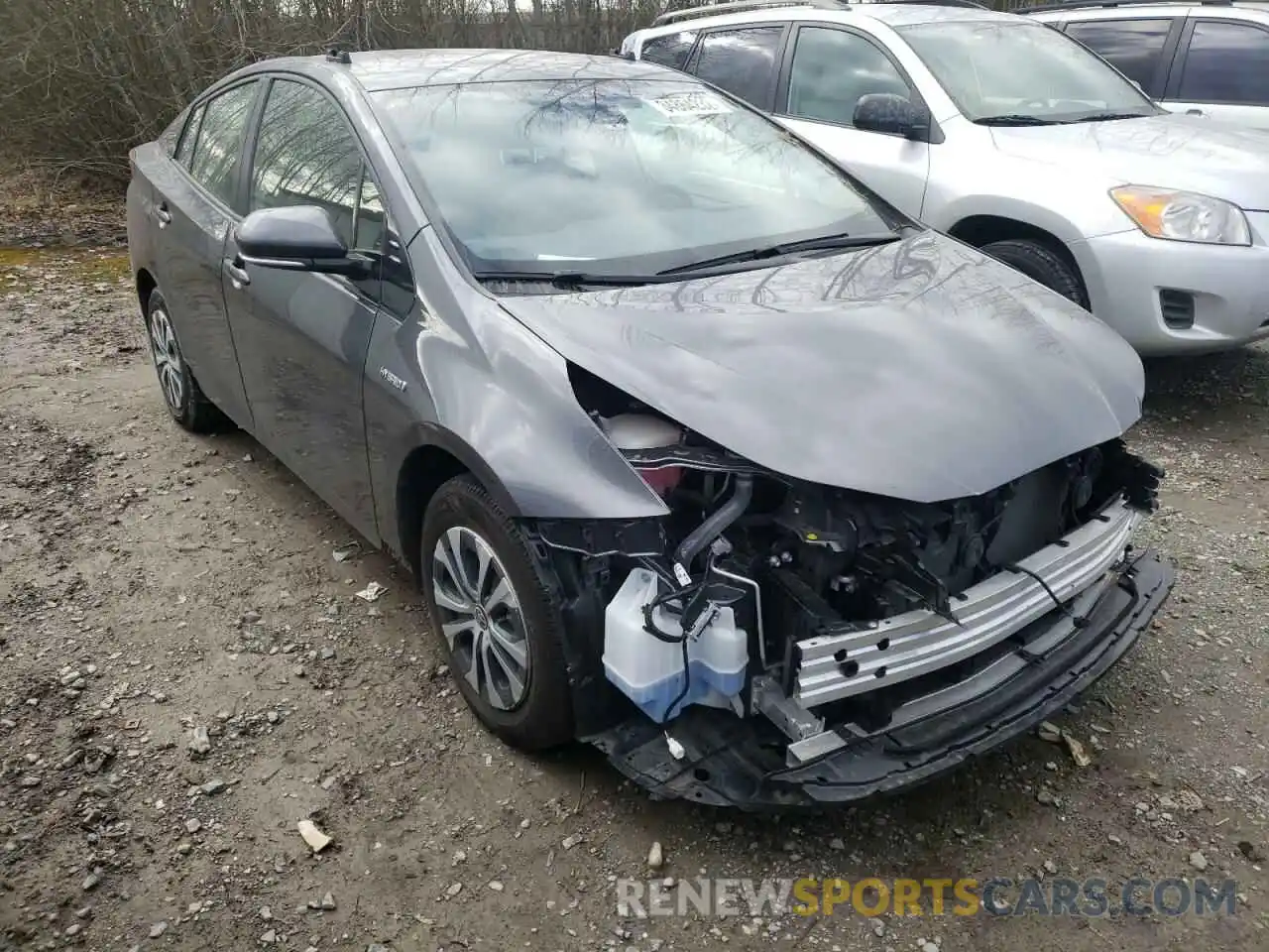 1 Photograph of a damaged car JTDL9RFU7L3013431 TOYOTA PRIUS 2020