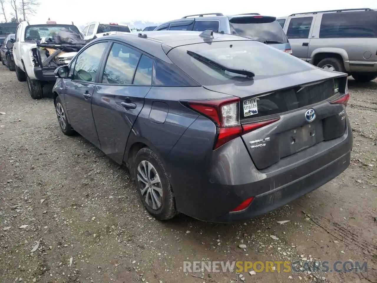 3 Photograph of a damaged car JTDL9RFU7L3013431 TOYOTA PRIUS 2020