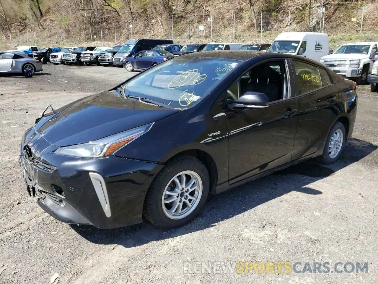 2 Photograph of a damaged car JTDL9RFU7L3013610 TOYOTA PRIUS 2020