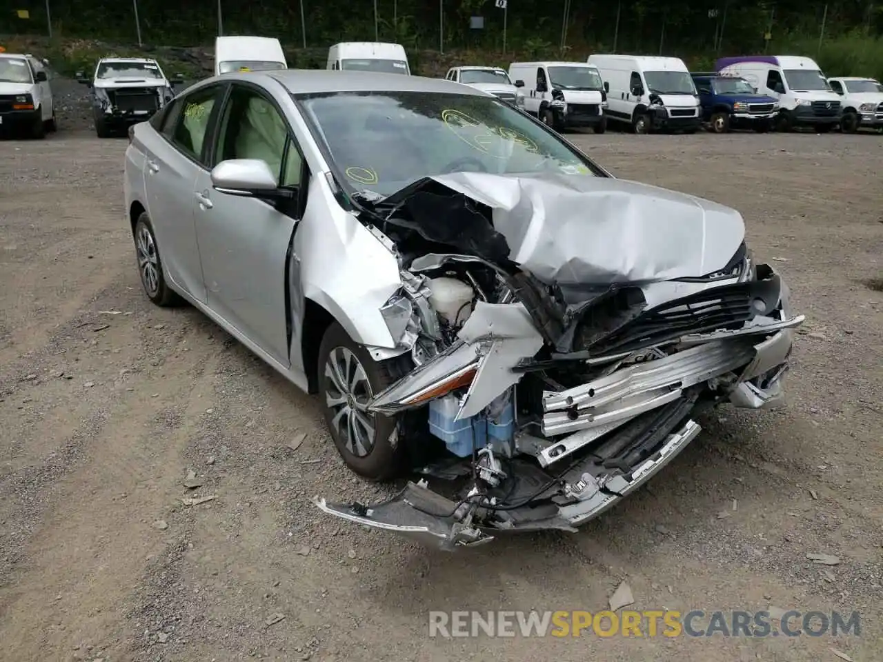 1 Photograph of a damaged car JTDL9RFU7L3014062 TOYOTA PRIUS 2020