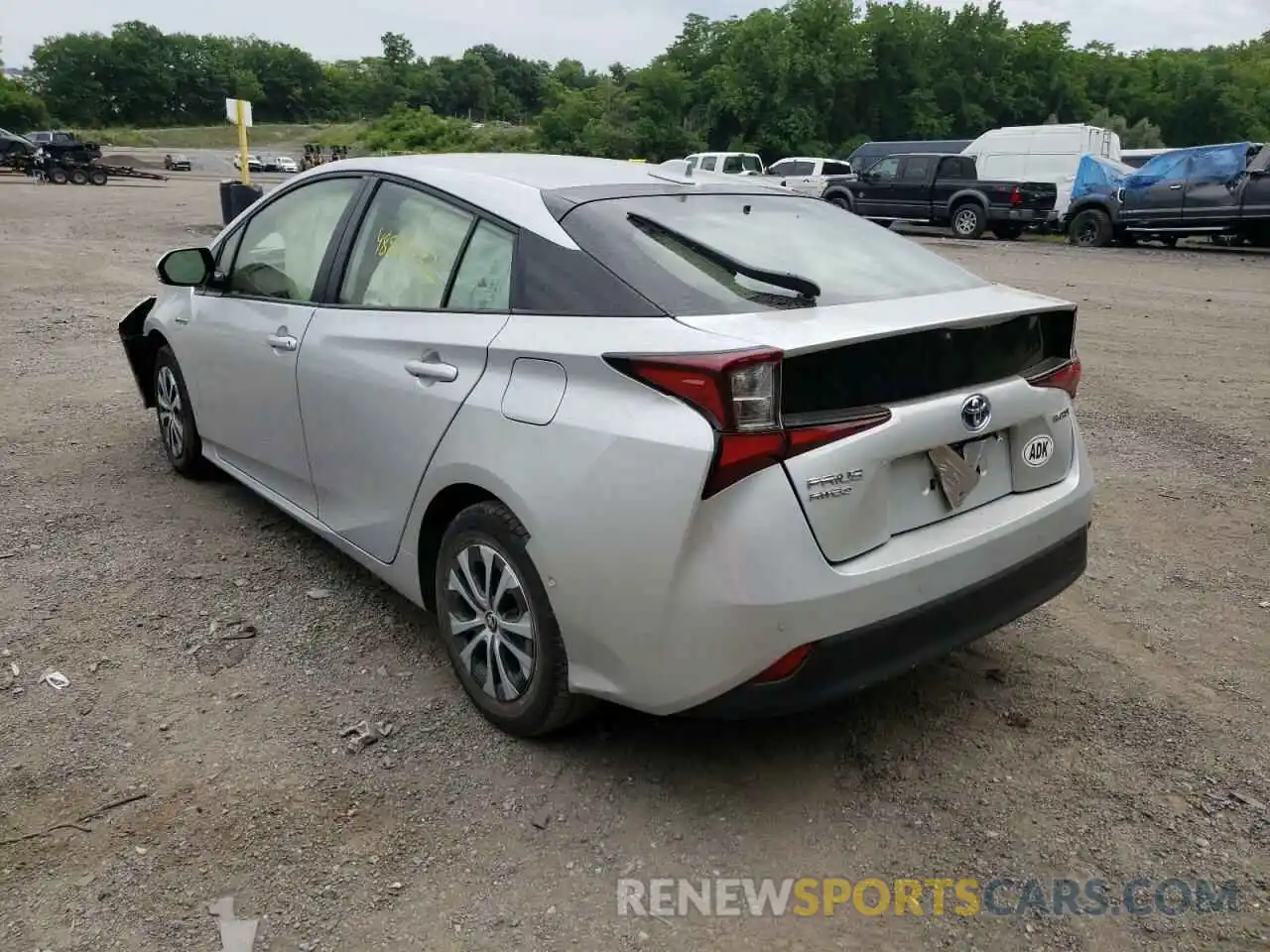 3 Photograph of a damaged car JTDL9RFU7L3014062 TOYOTA PRIUS 2020