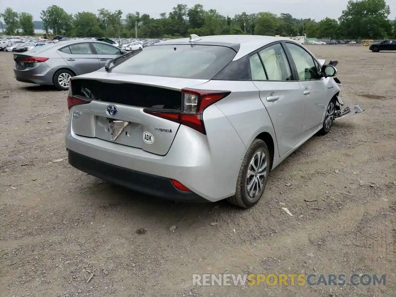 4 Photograph of a damaged car JTDL9RFU7L3014062 TOYOTA PRIUS 2020