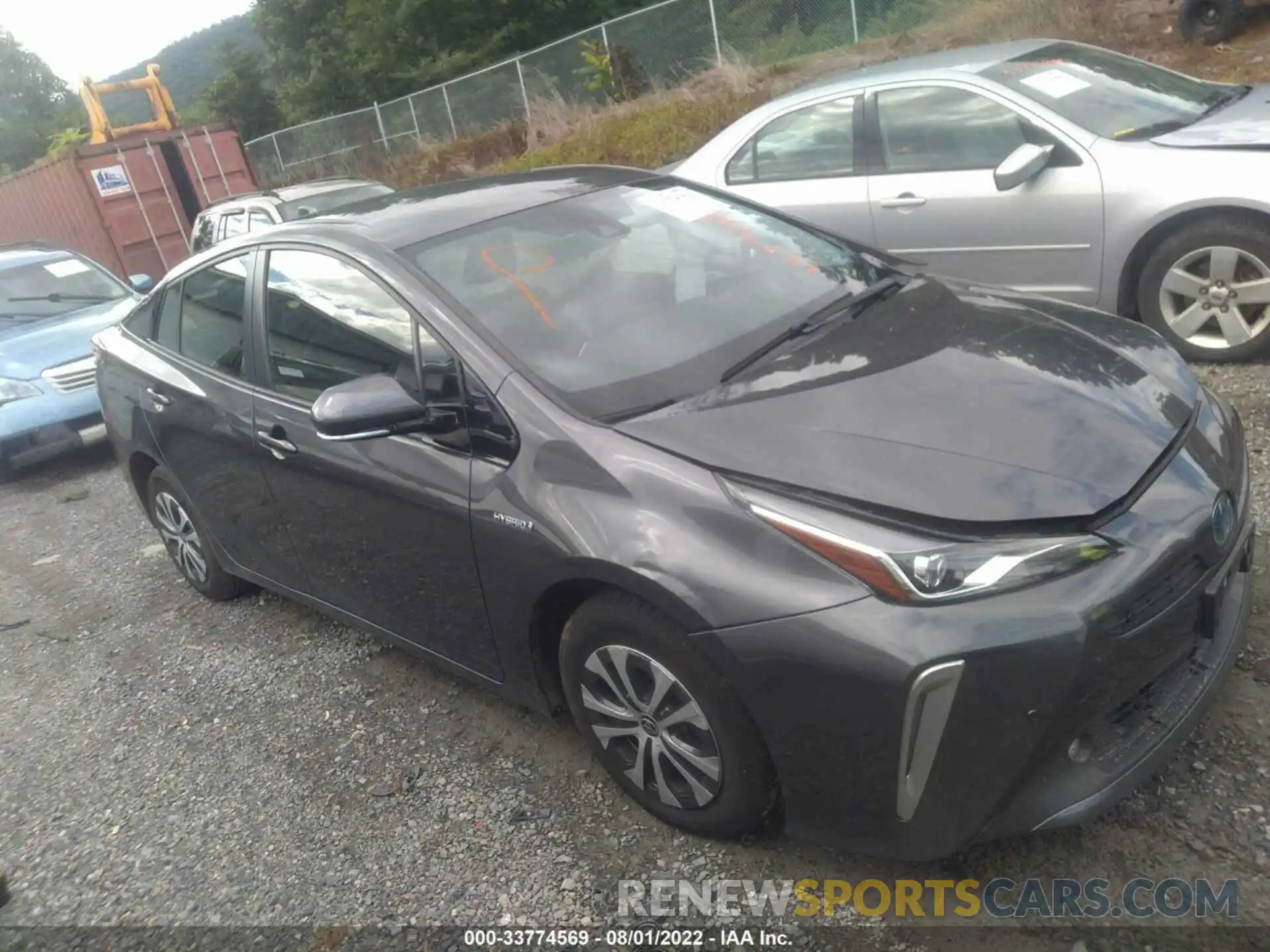 1 Photograph of a damaged car JTDL9RFU7L3014241 TOYOTA PRIUS 2020