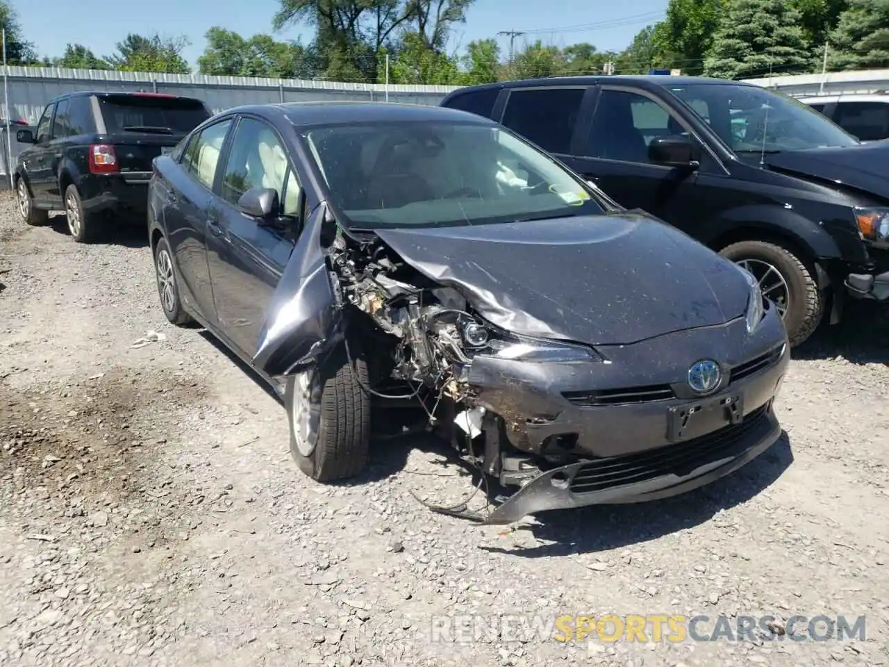 1 Photograph of a damaged car JTDL9RFU7L3015213 TOYOTA PRIUS 2020