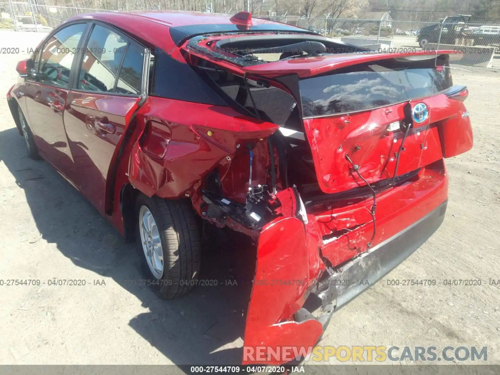 6 Photograph of a damaged car JTDL9RFU7L3015695 TOYOTA PRIUS 2020