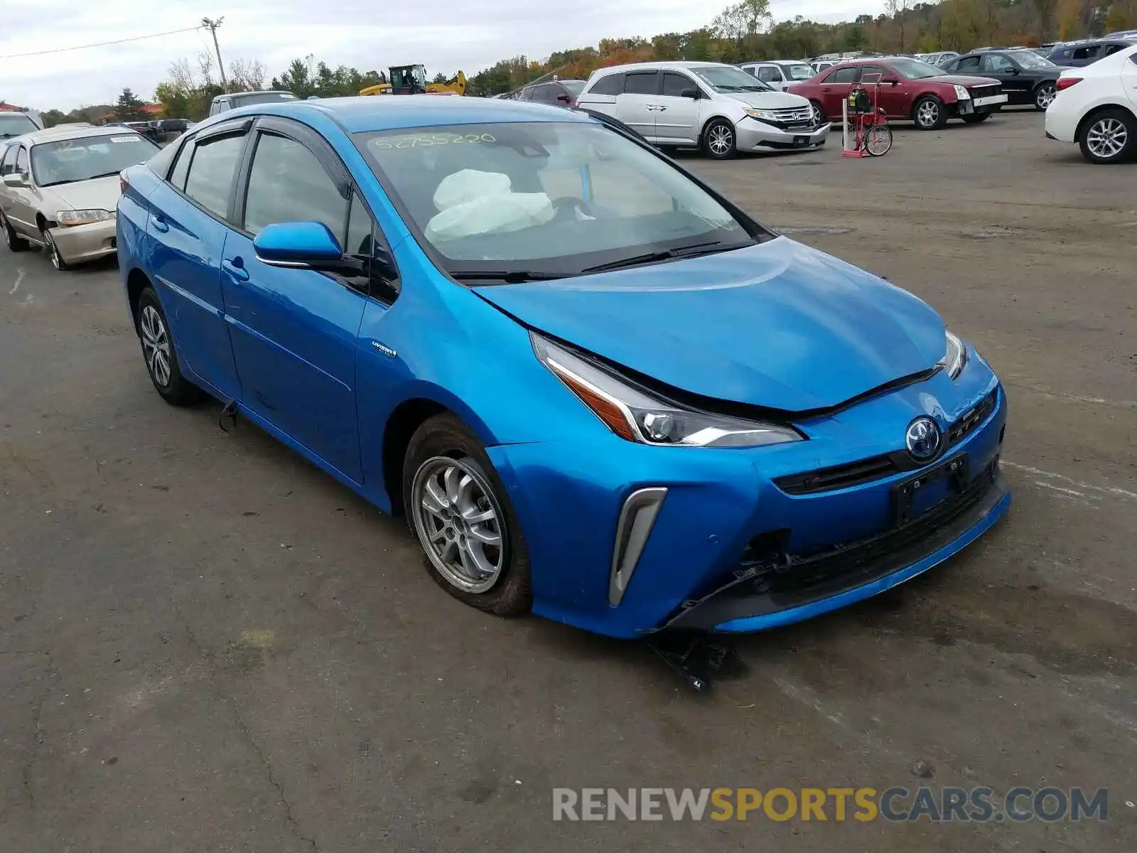 1 Фотография поврежденного автомобиля JTDL9RFU7L3015728 TOYOTA PRIUS 2020