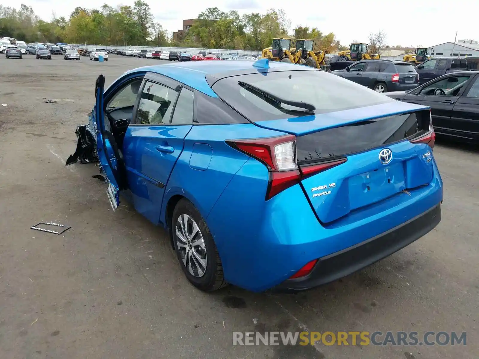 3 Photograph of a damaged car JTDL9RFU7L3015728 TOYOTA PRIUS 2020