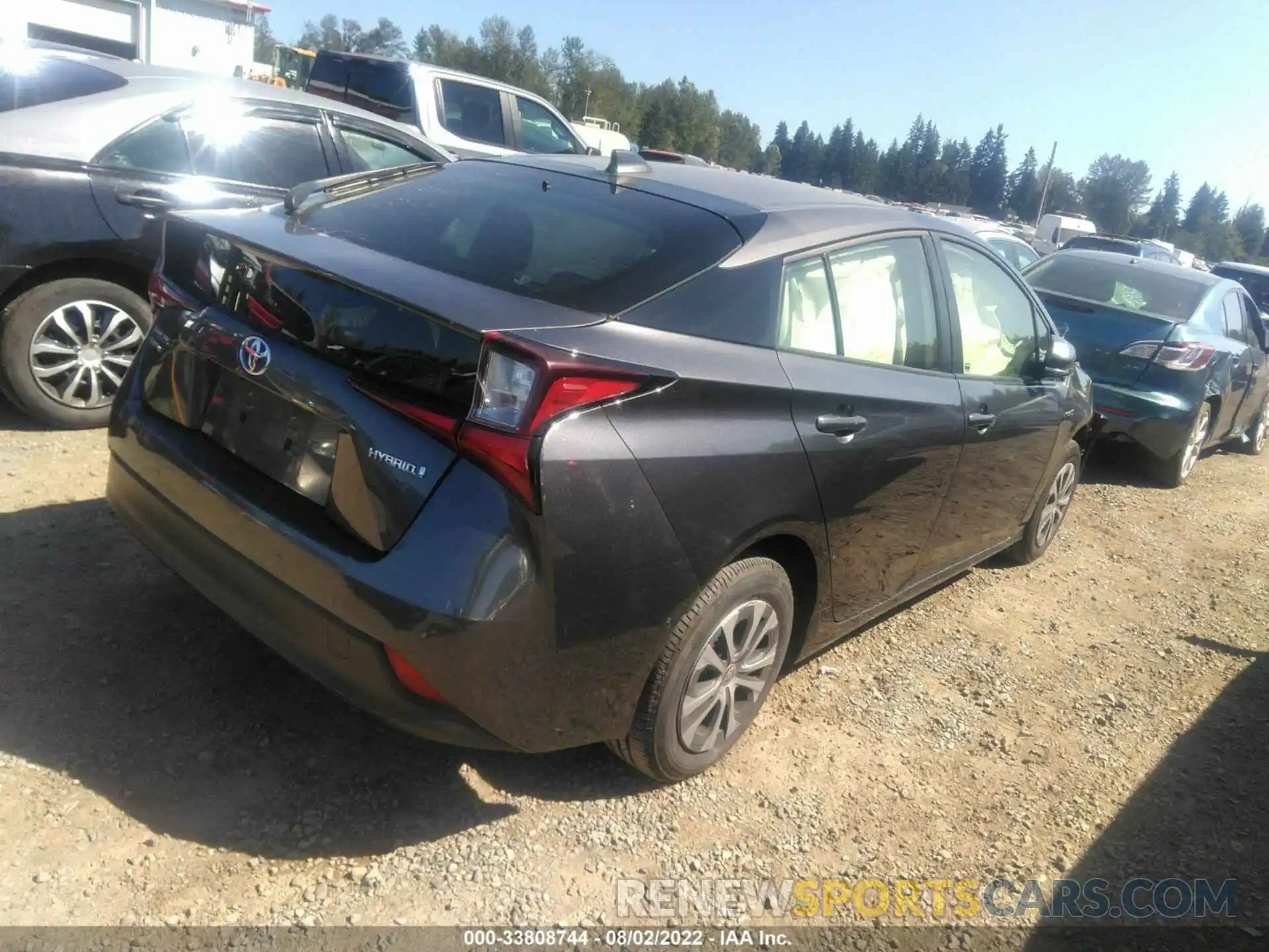 4 Photograph of a damaged car JTDL9RFU7L3016331 TOYOTA PRIUS 2020