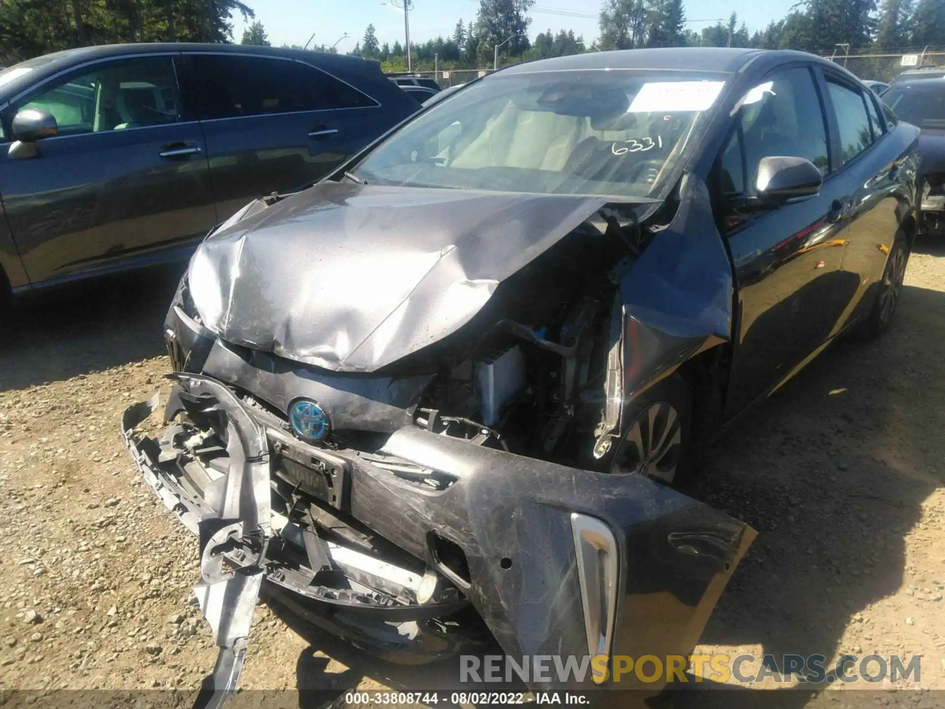 6 Photograph of a damaged car JTDL9RFU7L3016331 TOYOTA PRIUS 2020