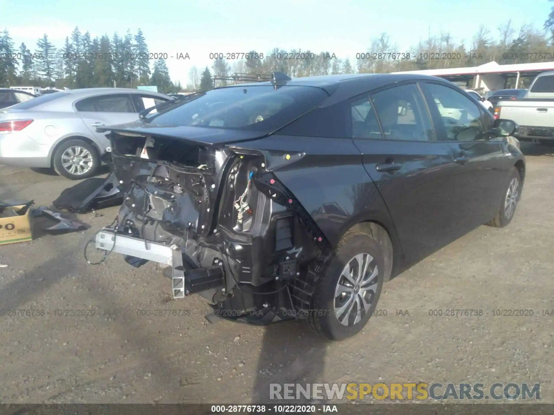 4 Photograph of a damaged car JTDL9RFU7L3016457 TOYOTA PRIUS 2020