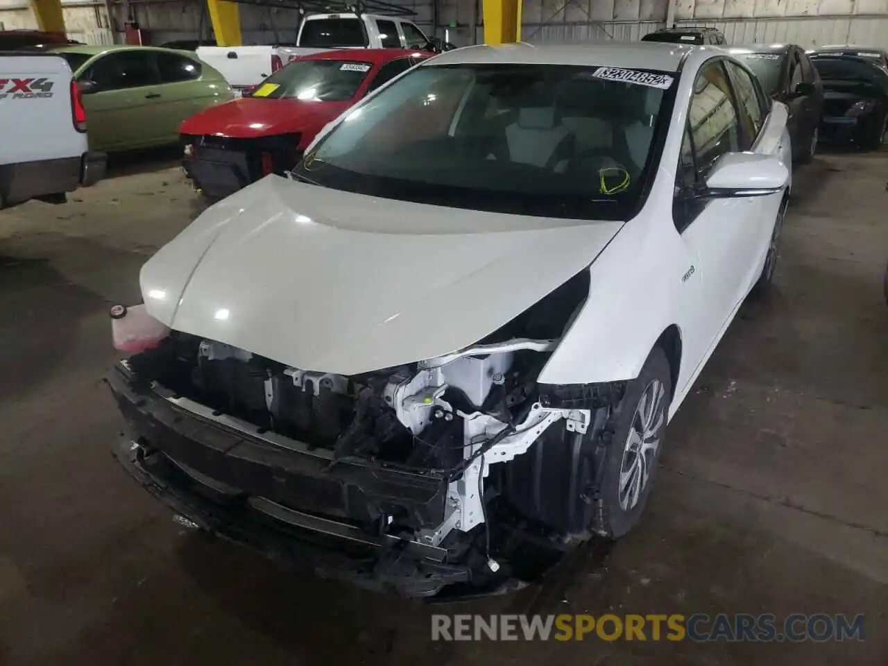 2 Photograph of a damaged car JTDL9RFU7L3018113 TOYOTA PRIUS 2020