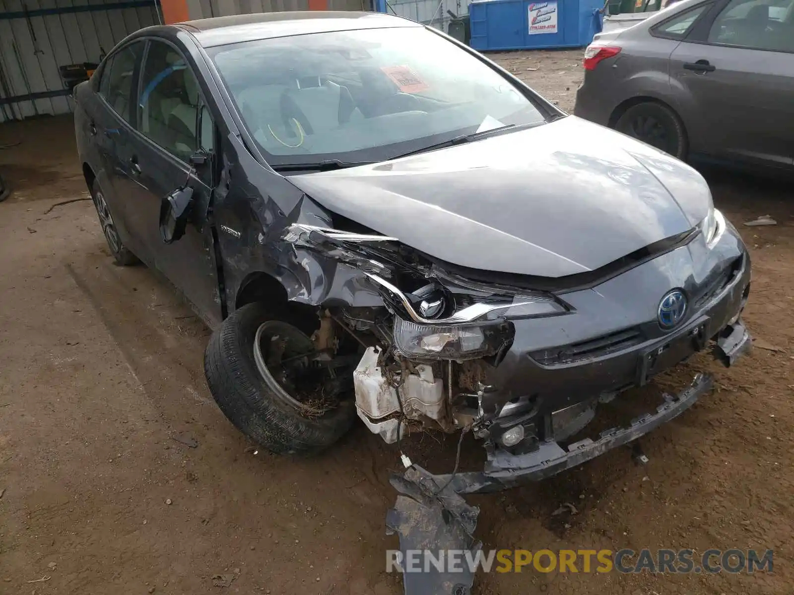 1 Photograph of a damaged car JTDL9RFU7L3018242 TOYOTA PRIUS 2020