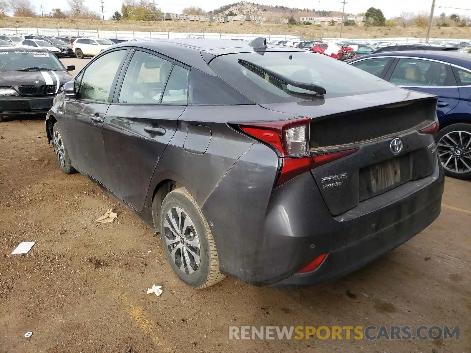 3 Photograph of a damaged car JTDL9RFU7L3018242 TOYOTA PRIUS 2020