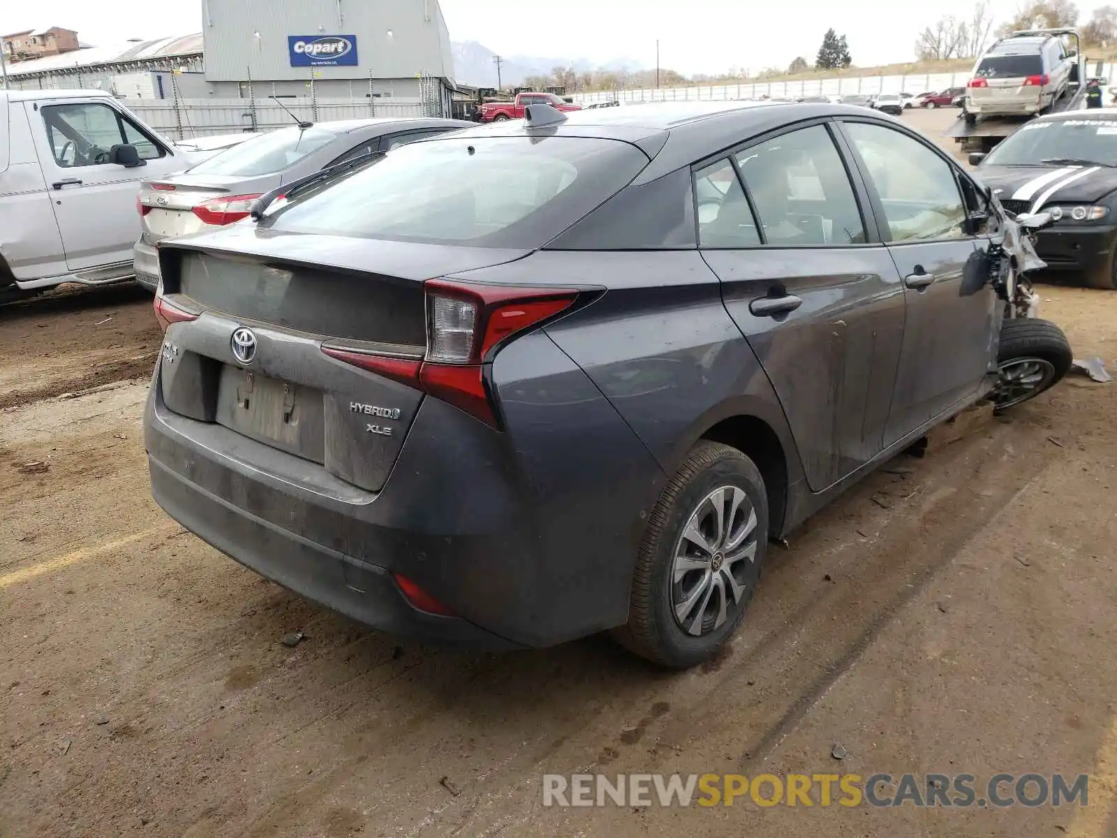 4 Photograph of a damaged car JTDL9RFU7L3018242 TOYOTA PRIUS 2020