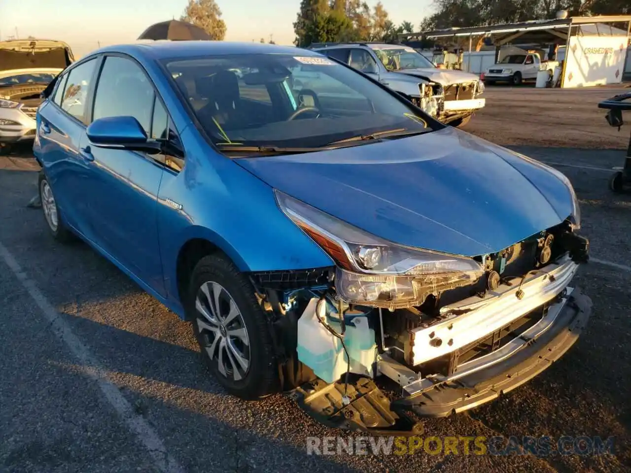 1 Photograph of a damaged car JTDL9RFU7L3019875 TOYOTA PRIUS 2020