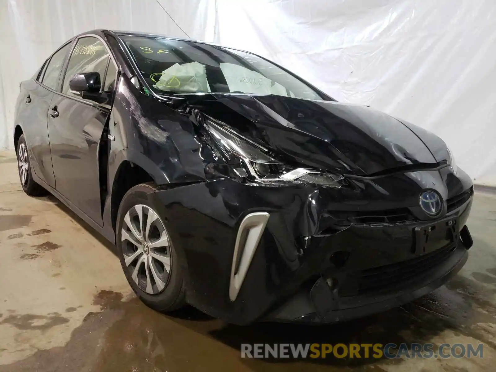 1 Photograph of a damaged car JTDL9RFU7L3020833 TOYOTA PRIUS 2020