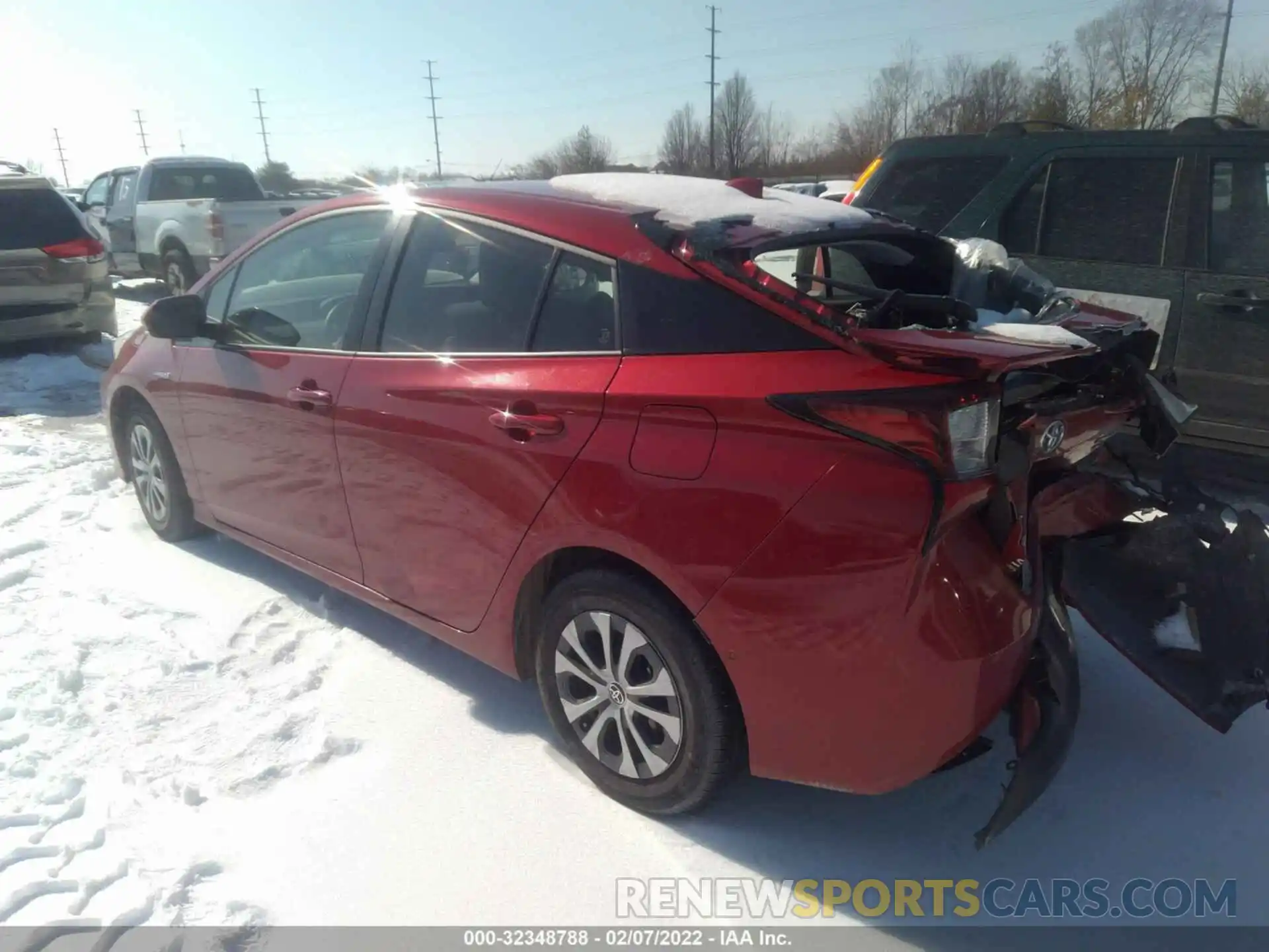 3 Photograph of a damaged car JTDL9RFU7L3021948 TOYOTA PRIUS 2020