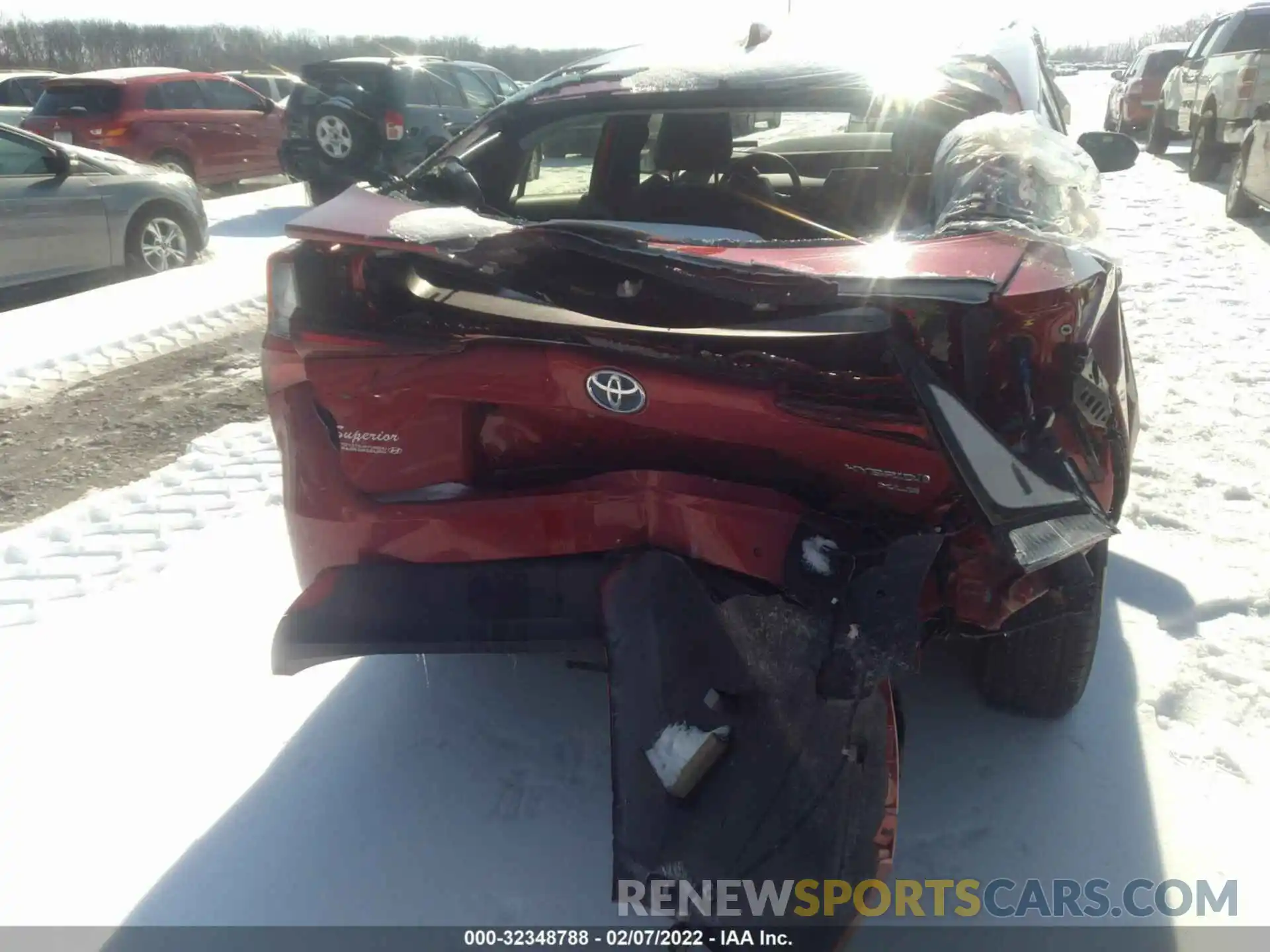 6 Photograph of a damaged car JTDL9RFU7L3021948 TOYOTA PRIUS 2020