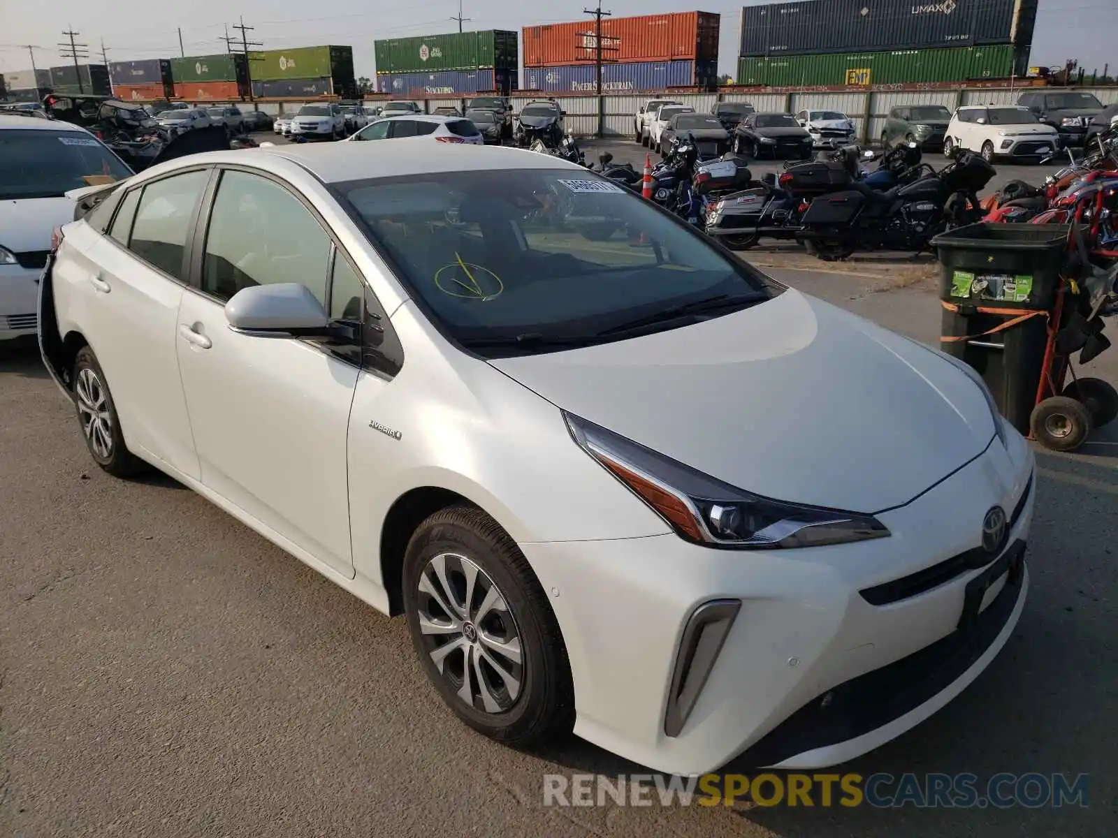 1 Photograph of a damaged car JTDL9RFU8L3014359 TOYOTA PRIUS 2020