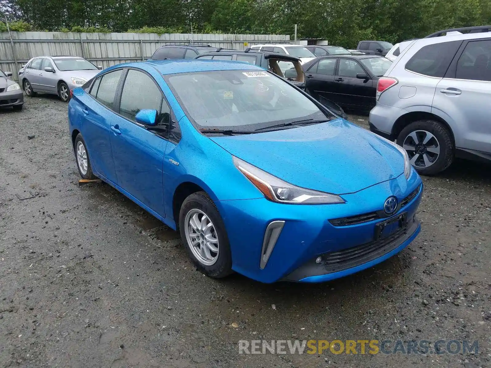 1 Photograph of a damaged car JTDL9RFU8L3014944 TOYOTA PRIUS 2020