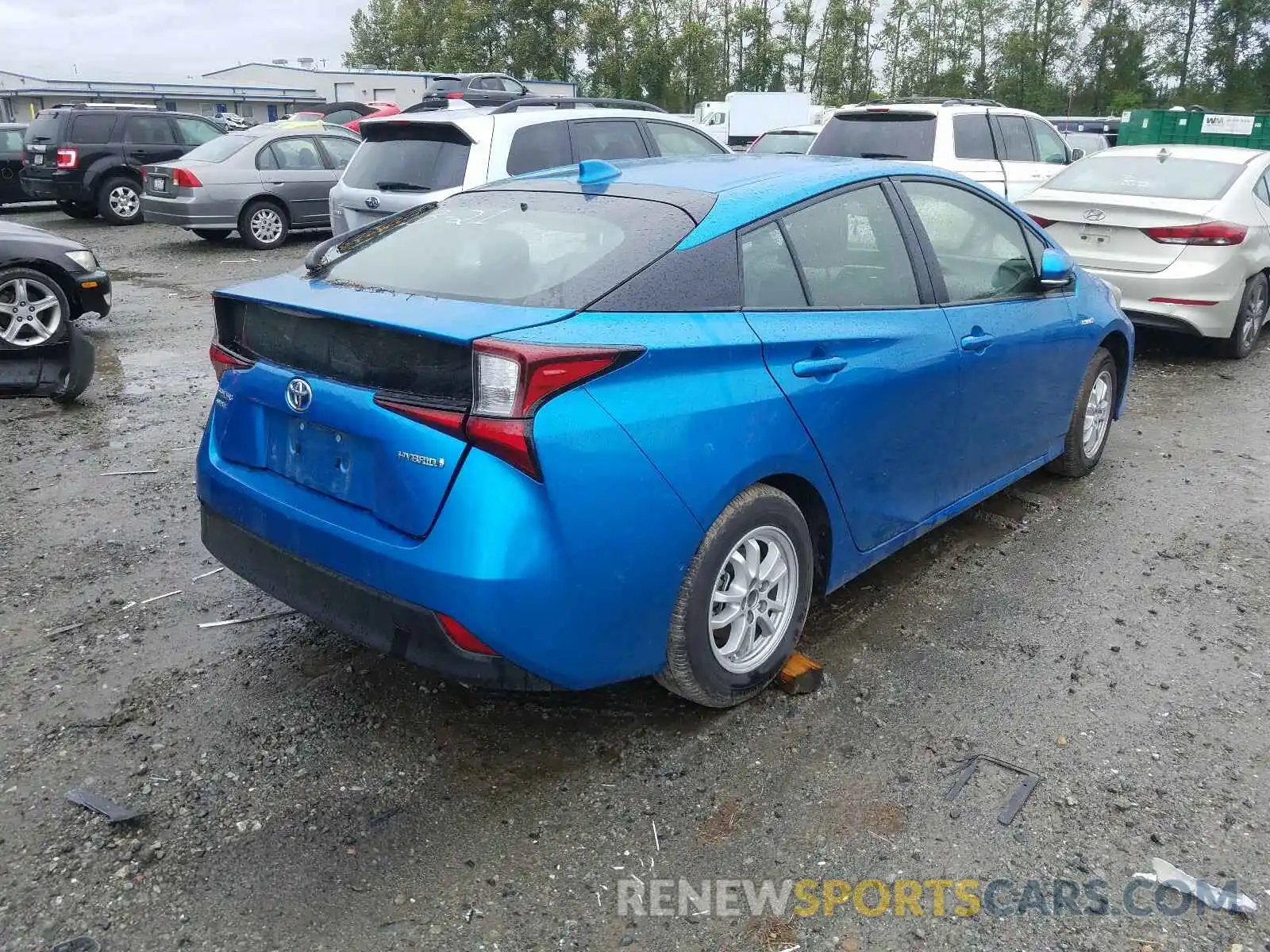 4 Photograph of a damaged car JTDL9RFU8L3014944 TOYOTA PRIUS 2020