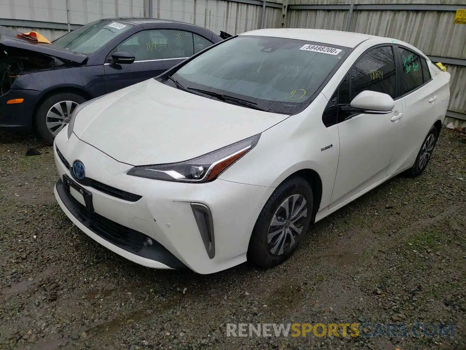 2 Photograph of a damaged car JTDL9RFU8L3017410 TOYOTA PRIUS 2020