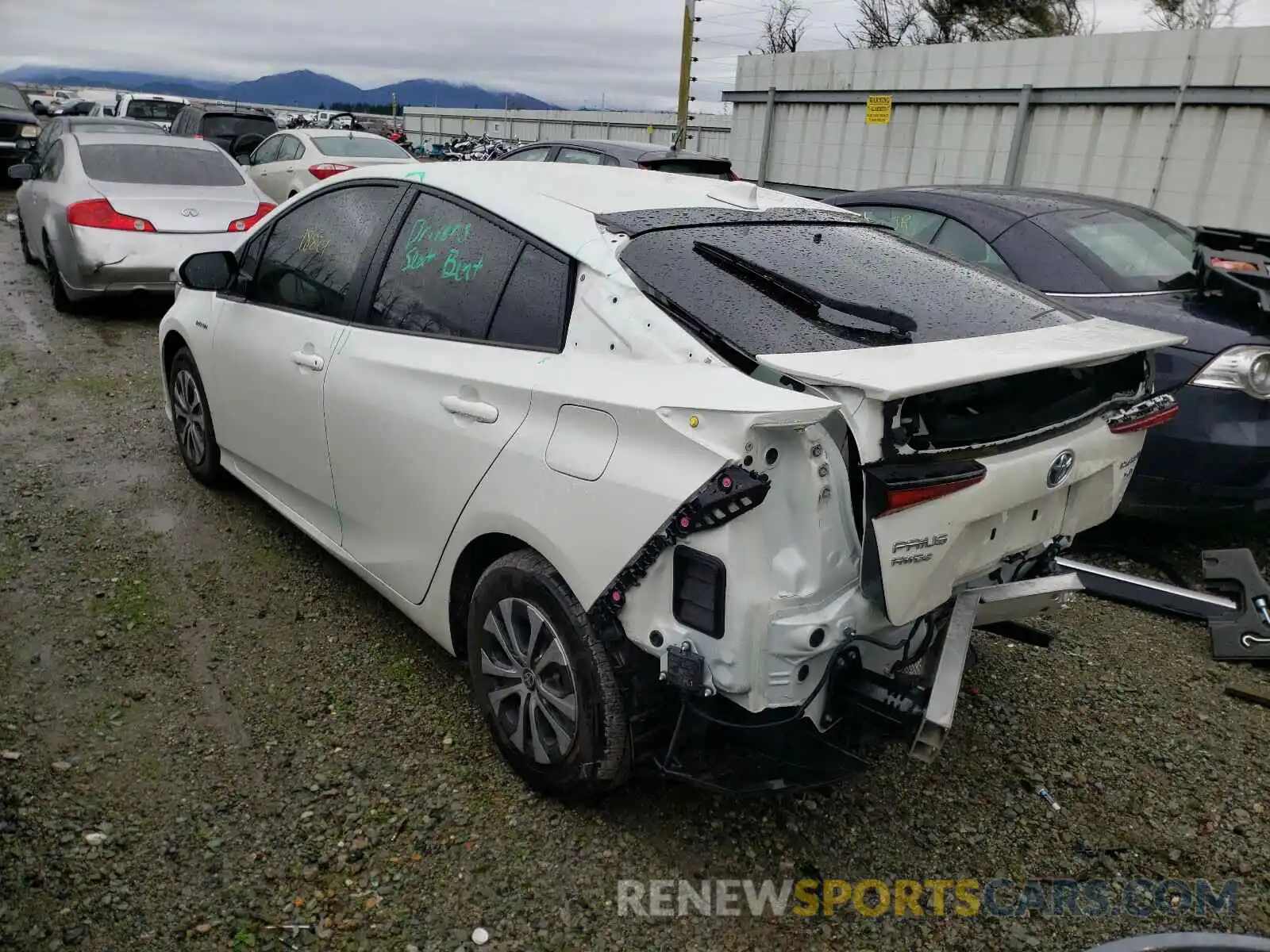 3 Photograph of a damaged car JTDL9RFU8L3017410 TOYOTA PRIUS 2020