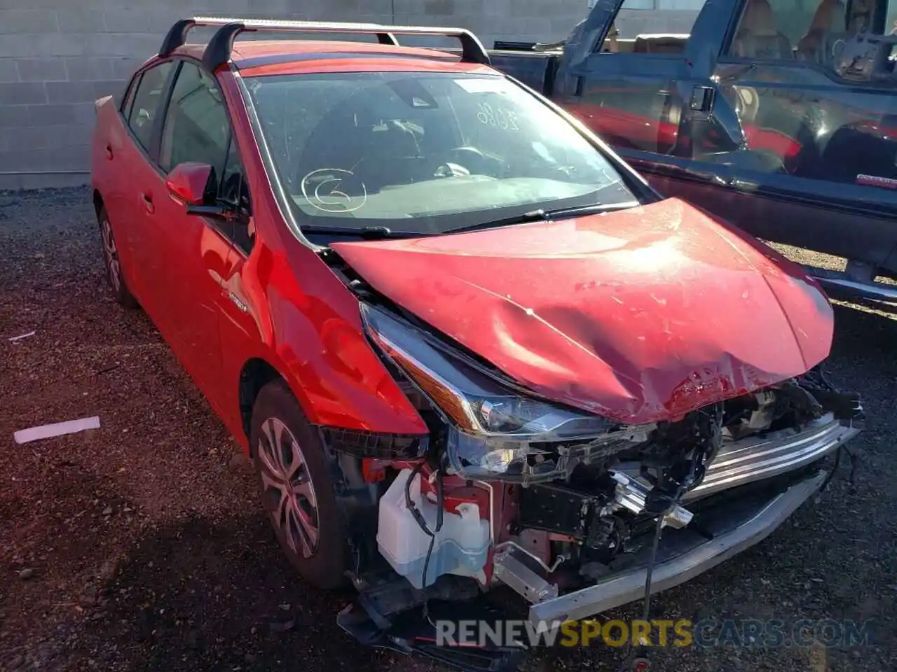 1 Photograph of a damaged car JTDL9RFU8L3017441 TOYOTA PRIUS 2020