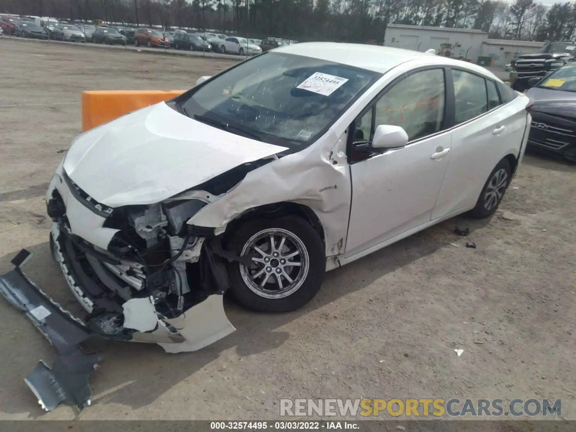 2 Photograph of a damaged car JTDL9RFU8L3017939 TOYOTA PRIUS 2020