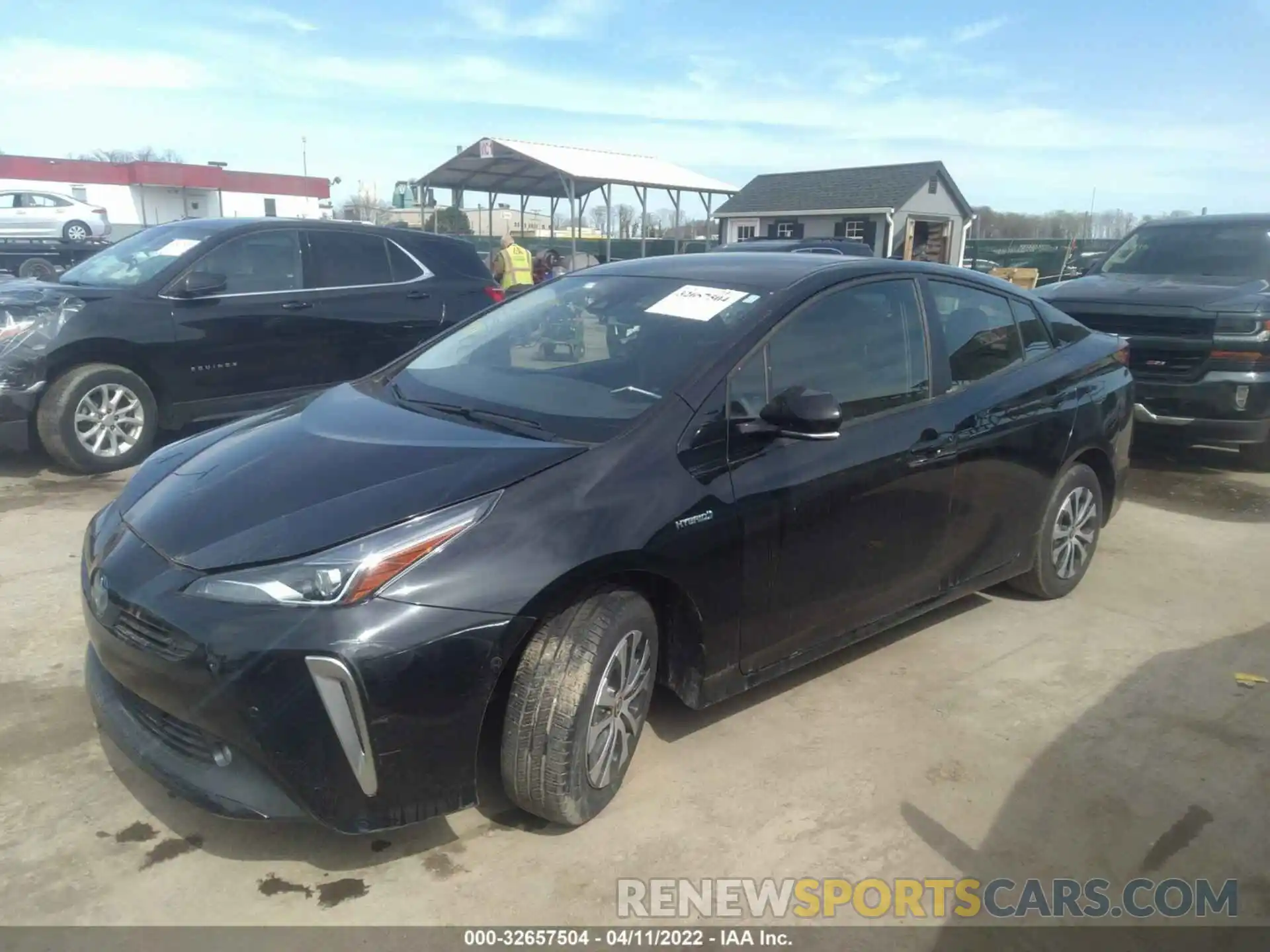 2 Photograph of a damaged car JTDL9RFU8L3019836 TOYOTA PRIUS 2020