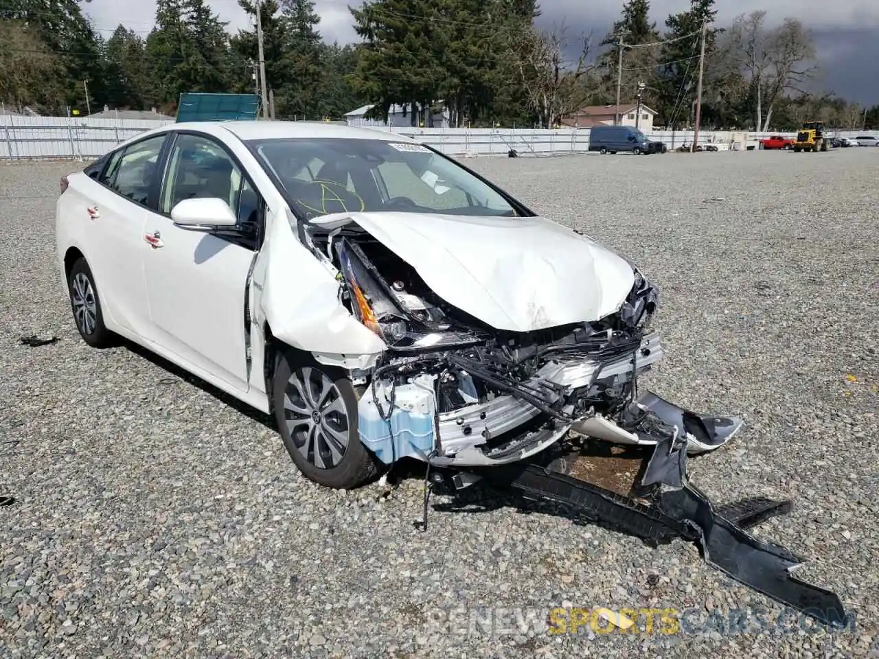 1 Photograph of a damaged car JTDL9RFU8L3020081 TOYOTA PRIUS 2020