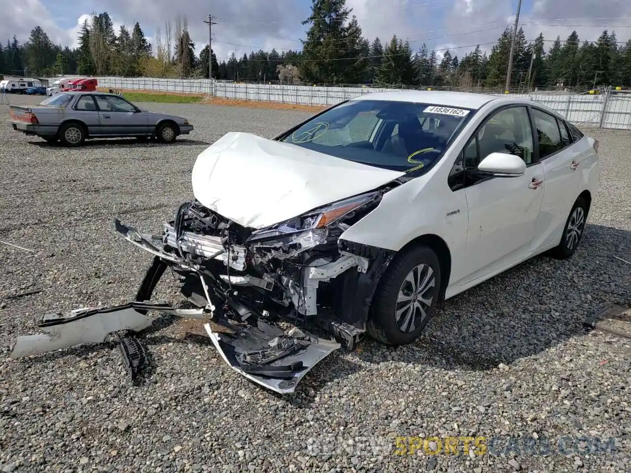 2 Photograph of a damaged car JTDL9RFU8L3020081 TOYOTA PRIUS 2020