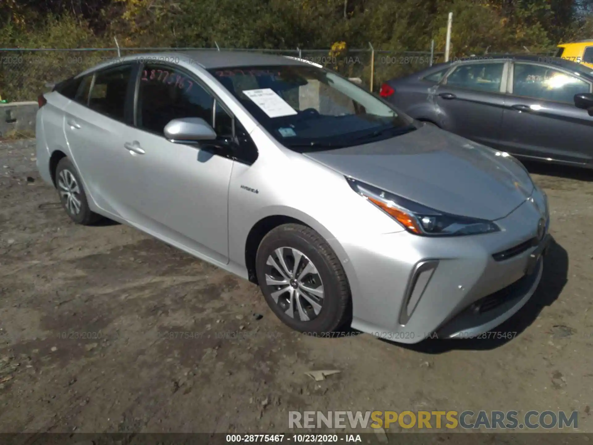 1 Photograph of a damaged car JTDL9RFU8L3020646 TOYOTA PRIUS 2020