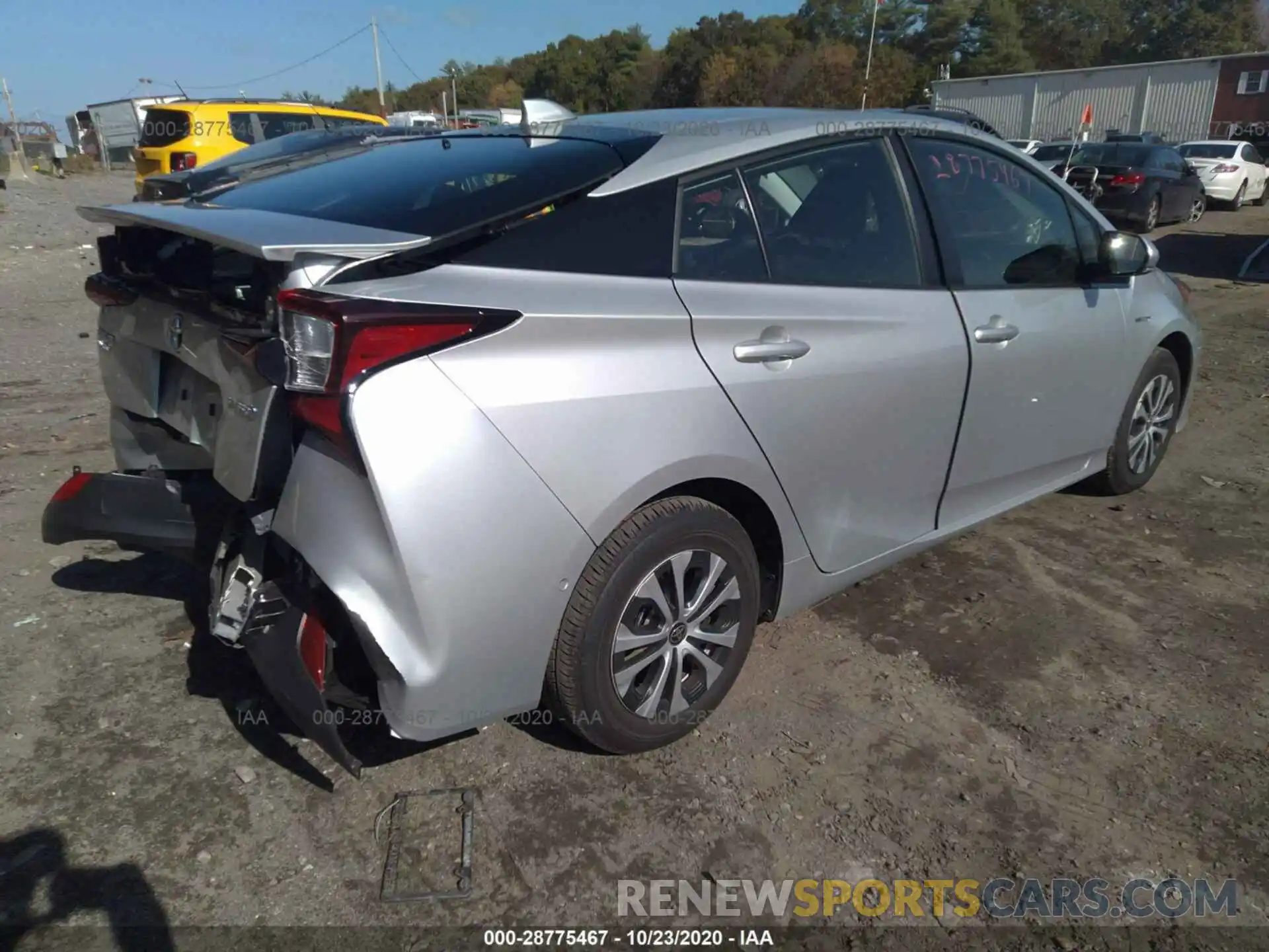 4 Photograph of a damaged car JTDL9RFU8L3020646 TOYOTA PRIUS 2020