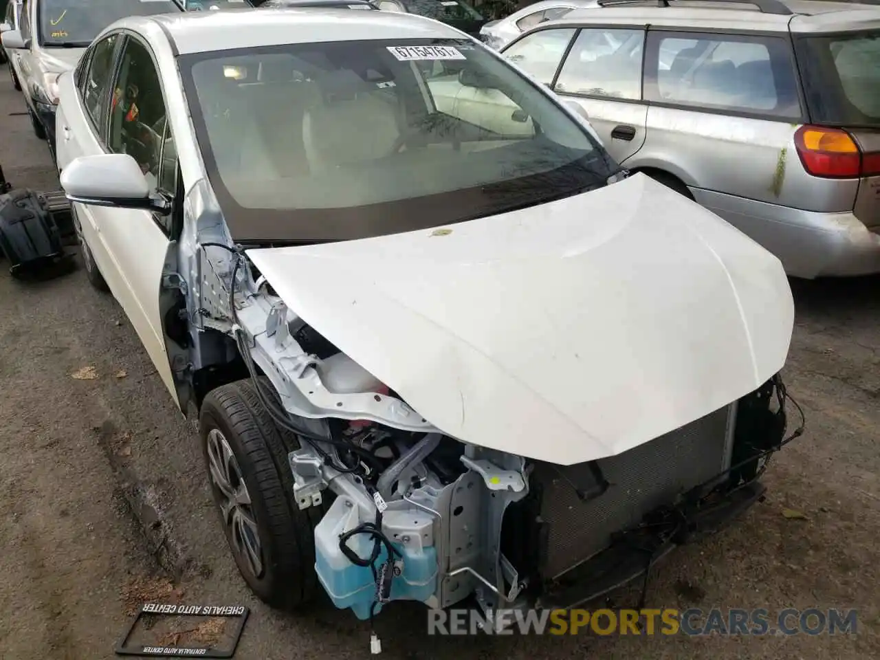 1 Photograph of a damaged car JTDL9RFU8L3020940 TOYOTA PRIUS 2020