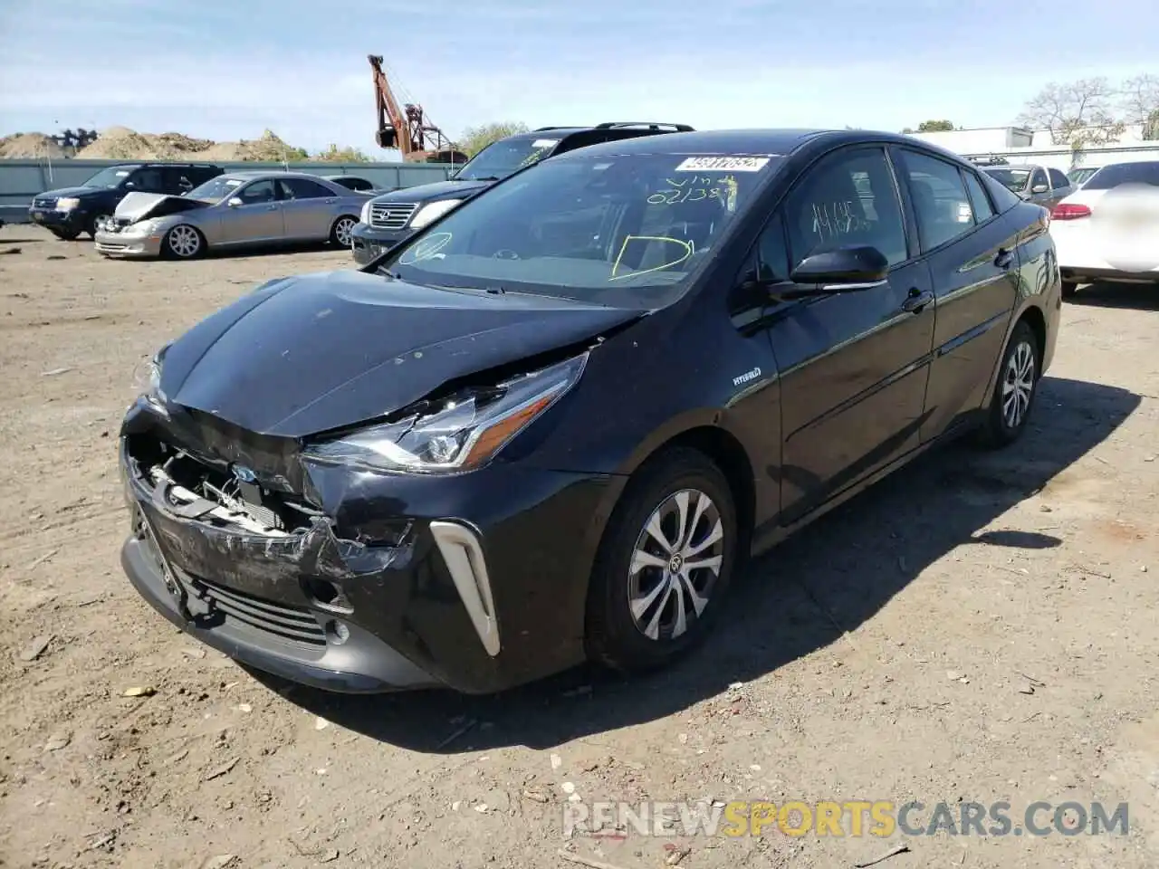 2 Photograph of a damaged car JTDL9RFU8L3021389 TOYOTA PRIUS 2020