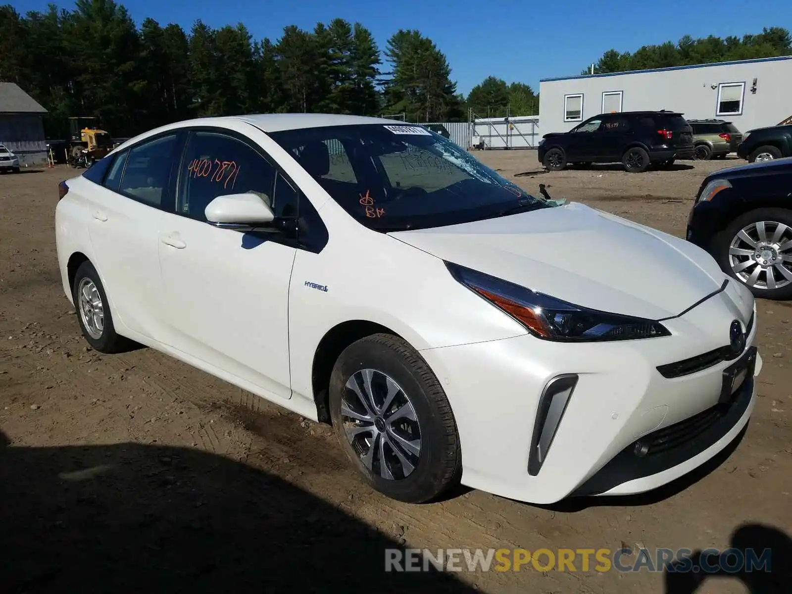 1 Photograph of a damaged car JTDL9RFU8L3022168 TOYOTA PRIUS 2020