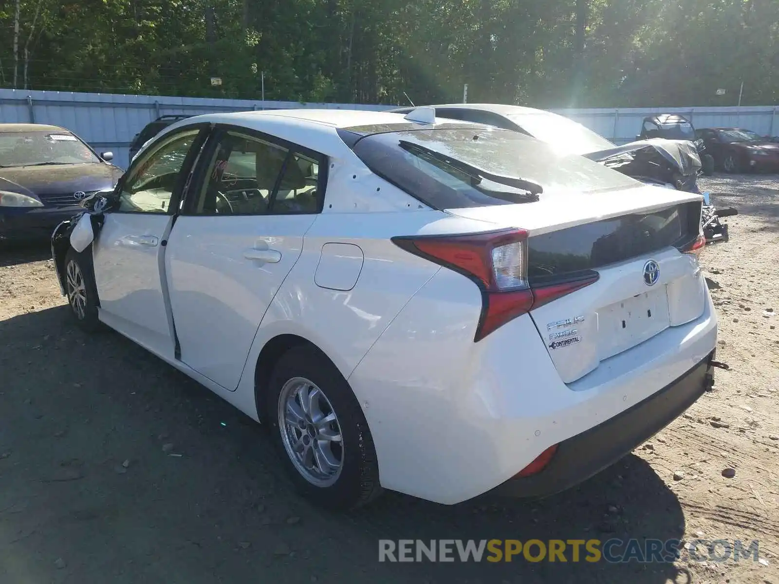 3 Photograph of a damaged car JTDL9RFU8L3022168 TOYOTA PRIUS 2020