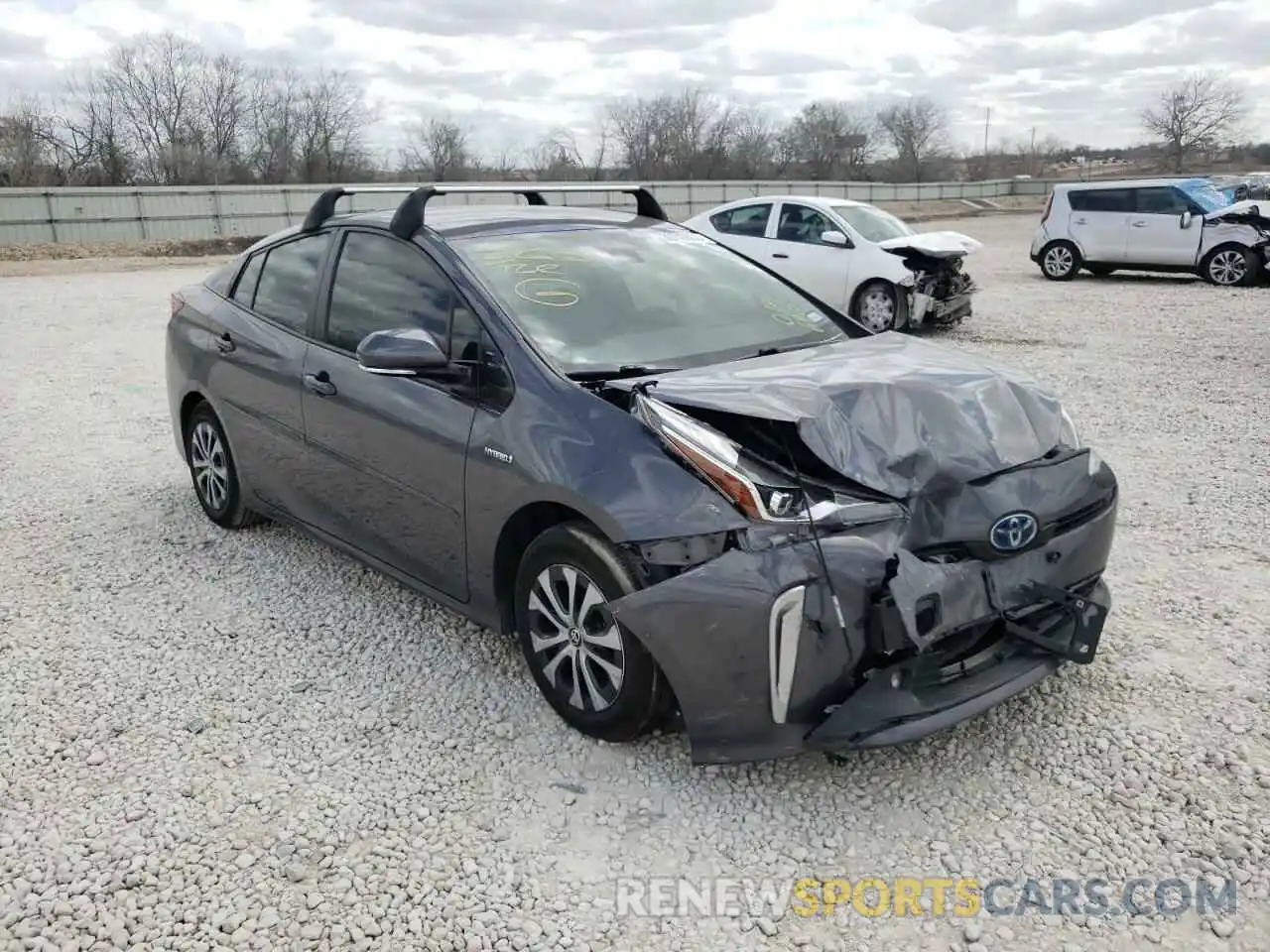 1 Photograph of a damaged car JTDL9RFU9L3013690 TOYOTA PRIUS 2020