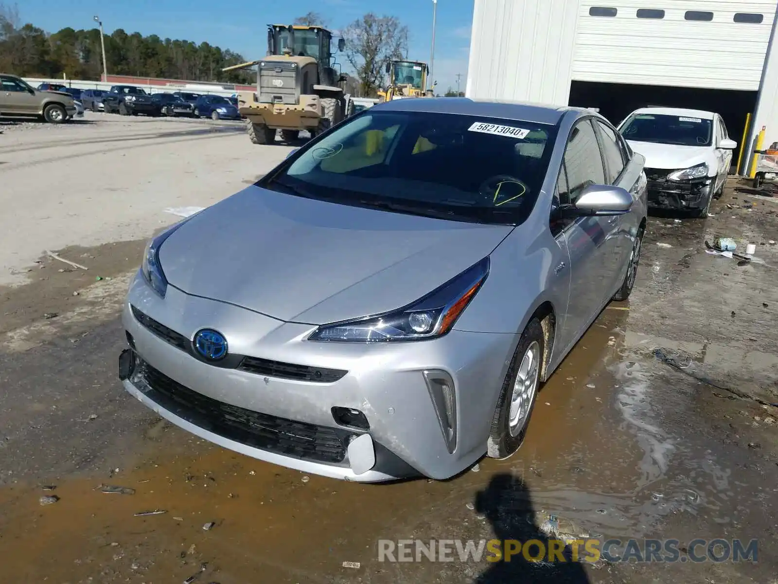 2 Photograph of a damaged car JTDL9RFU9L3013804 TOYOTA PRIUS 2020