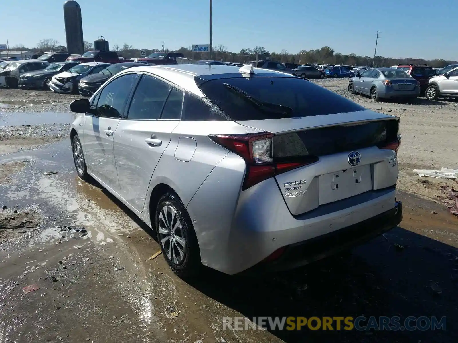 3 Photograph of a damaged car JTDL9RFU9L3013804 TOYOTA PRIUS 2020