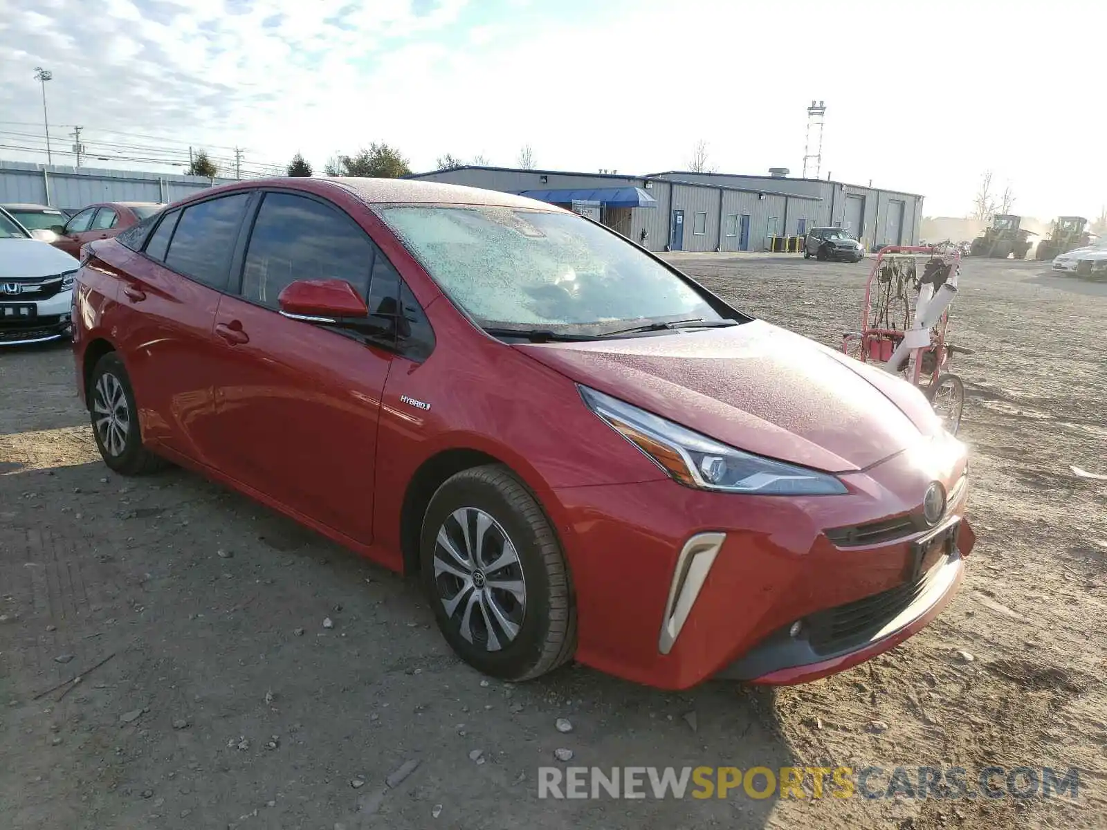 1 Photograph of a damaged car JTDL9RFU9L3014175 TOYOTA PRIUS 2020