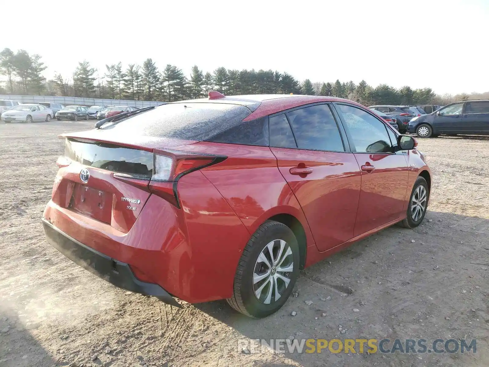 4 Photograph of a damaged car JTDL9RFU9L3014175 TOYOTA PRIUS 2020