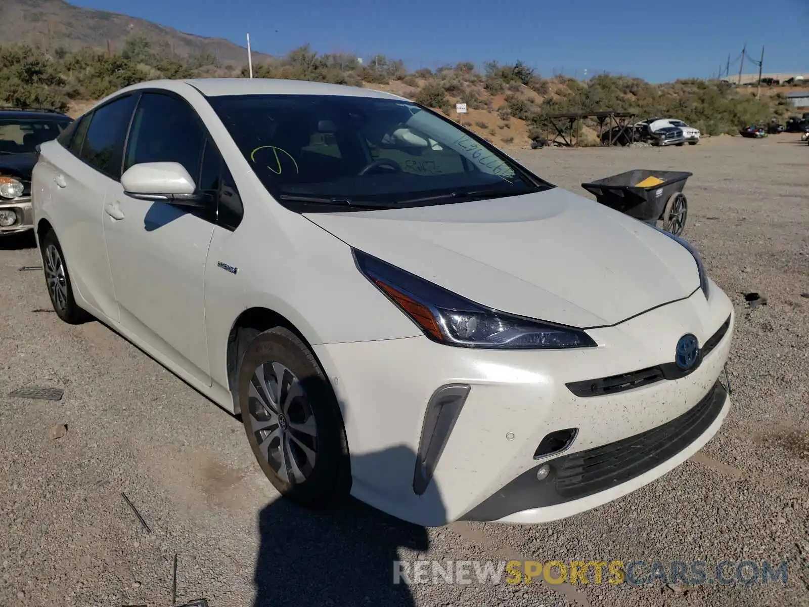 1 Photograph of a damaged car JTDL9RFU9L3016377 TOYOTA PRIUS 2020