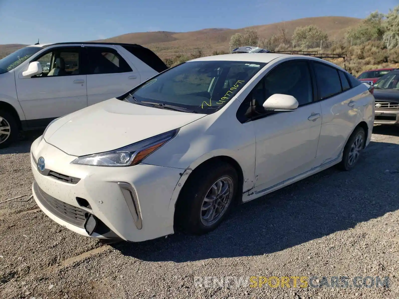 2 Photograph of a damaged car JTDL9RFU9L3016377 TOYOTA PRIUS 2020