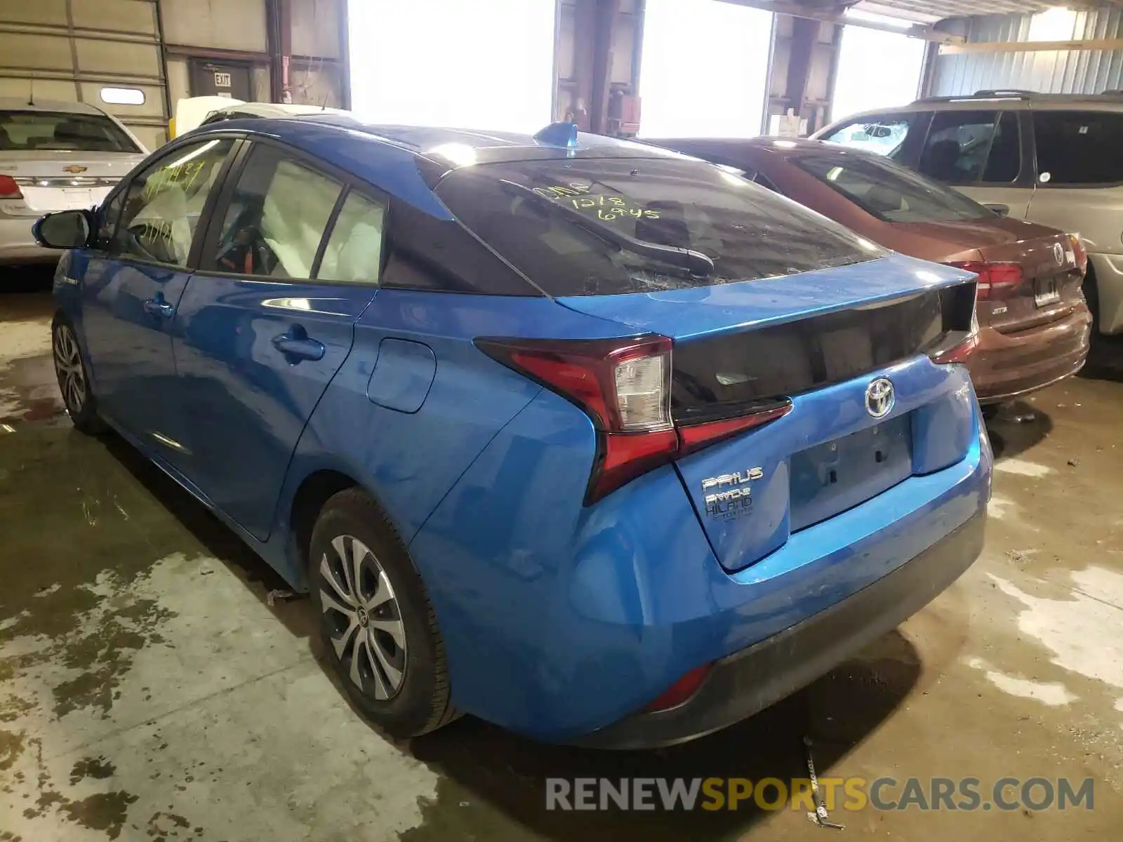 3 Photograph of a damaged car JTDL9RFU9L3016945 TOYOTA PRIUS 2020